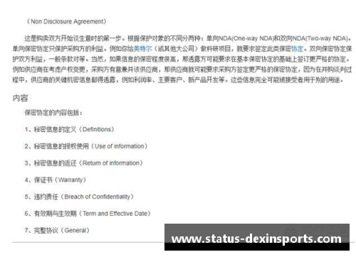 德信体育保密协议的重要性与NDA在球员介绍中的应用